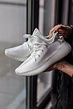 Кросівки чоловічі Adidas Yeezy V2 White (адіас і буст білі), фото 3