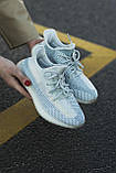 Кросівки чоловічі Adidas Yeezy V2 Cloud White (адіас і буст блакитні), фото 6