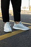 Кросівки чоловічі Adidas Yeezy V2 Cloud White (адіас і буст блакитні), фото 10