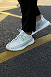 Кросівки чоловічі Adidas Yeezy V2 Cloud White (адіас і буст блакитні), фото 11