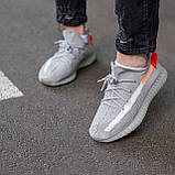 Кросівки чоловічі Adidas Yeezy 350 Tail Light (адіас і буст-теїл лайт), фото 3