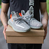 Кросівки чоловічі Adidas Yeezy 350 Tail Light (адіас і буст-теїл лайт), фото 6