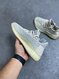 Кросівки жіночі Adidas Yeezy 350 Citrin Reflective (адіас і буст ситрин рефлективн), фото 3