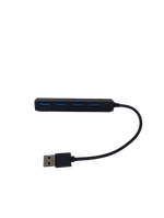 USB-хаб на 4 порти KY-161 Чорний