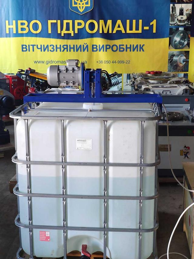 Мешалка пропеллерная на еврокуб с раскрывающимися лопастями (ID ...