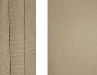 Портьерная ткань для штор Жаккард бежевого цвета с рисунком (Lamella TC A08-4/280 P)