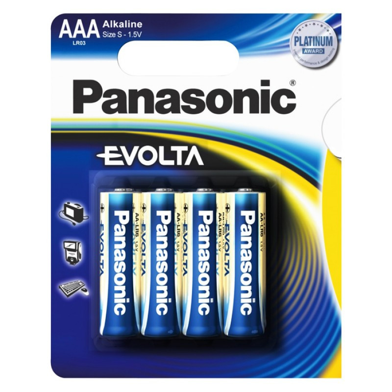 Батарейка Panasonic Evolta LR3 Alkaline, 4 шт.