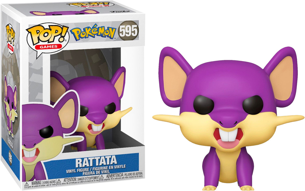 Фігурка Funko Pop Фанко Поп Покемони Покедекс Pokemon GO Rattata 10 см Game P R 585