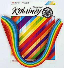 Набір для квілінгу на планшеті №5 "Серія Веселка" 420 мм, 160гр/м2 для творчості НТ-005-МВ/Ц436010У KNZ