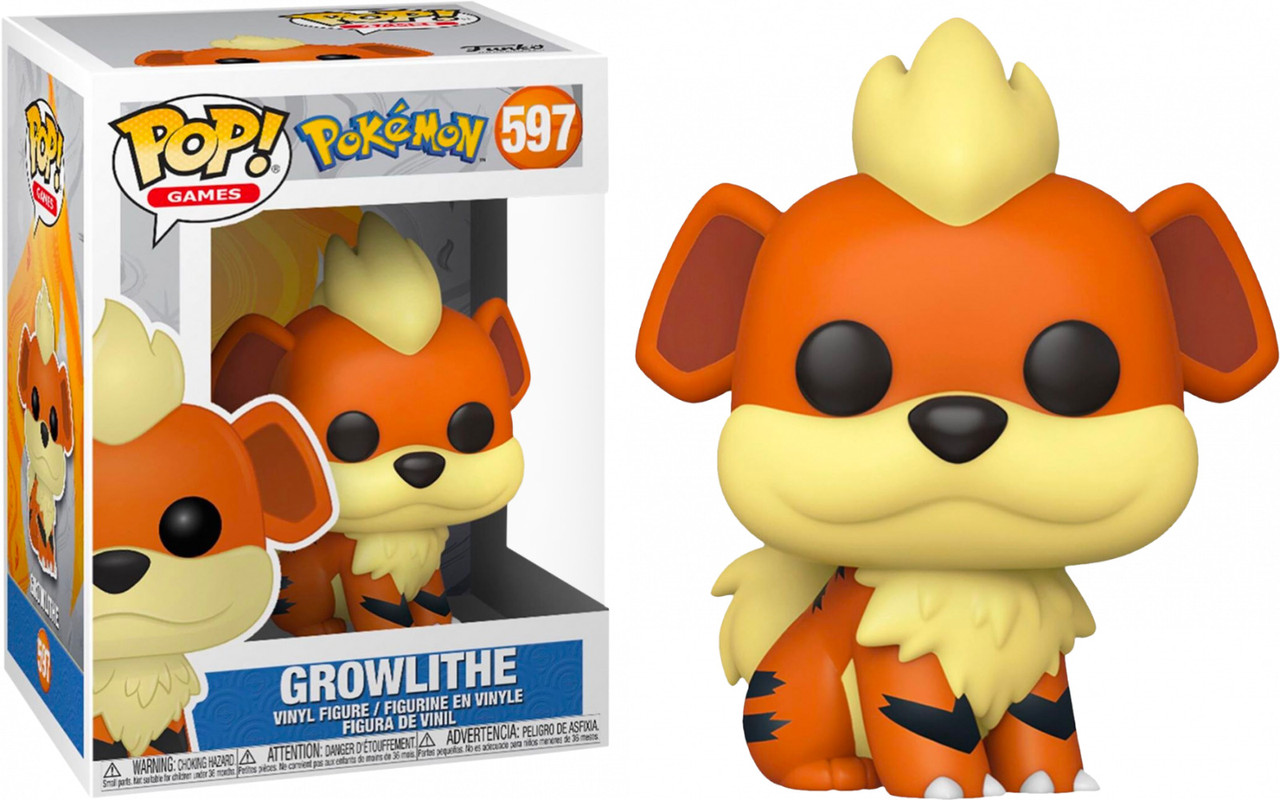 Фігурка Funko Pop Фанко Поп Покемон Гроуліт Pokemon Growlithe 10 см P G 597