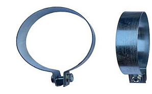 Хомут для труб годування 75 ммарт Затискач для кормових труб 75 мм