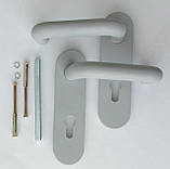 Ручки для протипожежних дверей 1919 Сірі, фото 2