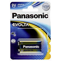 Батарейки Panasonic Evolta 6LR61 Alkaline, 1шт