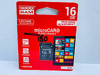 Карта памяти GOODRAM microSDHC 16GB Class 10 UHS I (M1AA-0160R11)