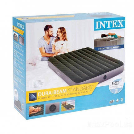 Надувний матрац Intex 64109 (152х203х25 см) Dura Beam, фото 2