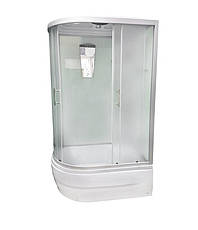 Душовий бокс AKL 120P (XL) R 120х80х220 з електронікою, фото 3