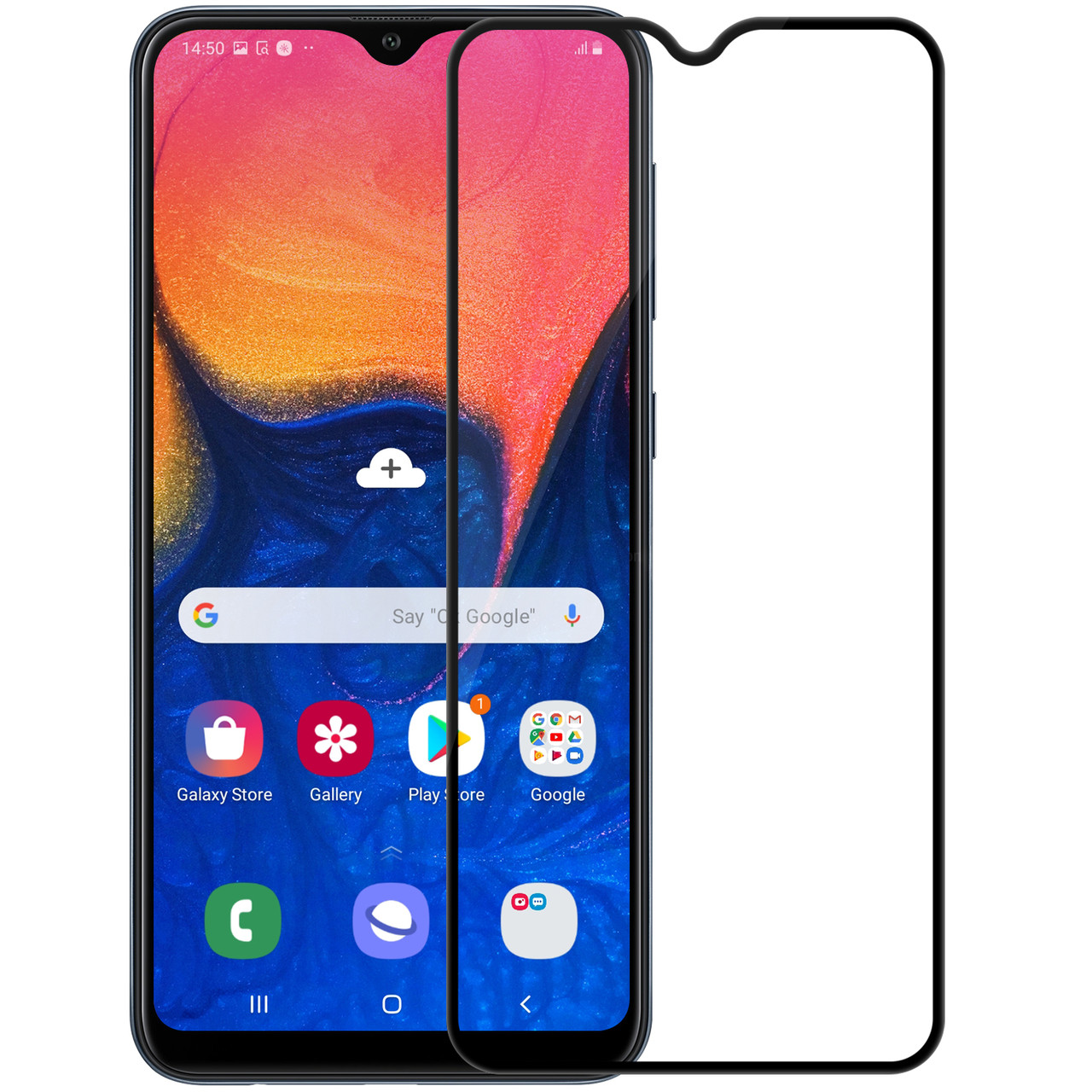 Nillkin Samsung A105F Galaxy A10 CP+ Black Anti-Explosion Glass Screen Protector Захисне Скло