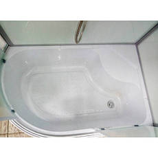 Душовий бокс AKL 120P (XL) R 120х80х220 з електронікою, фото 4