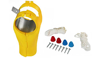 Опуск спірального розчавлювання корму 75 мм, вихідний наголовок