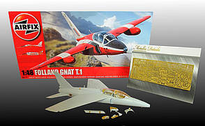 Набір фототравлення для деталірування літака Folland Gnat T.1. 1/48 METALLIC DETAILS MD4808