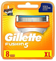 Сменные кассеты для бритья Gillette Fusion 8 шт