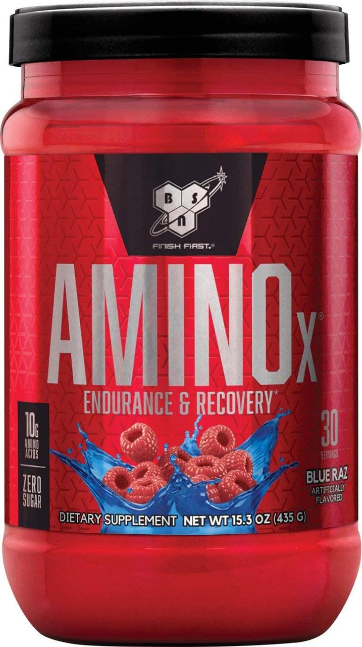 БЦАА BSN BCAA Amino X (435 г) БСН аміно ікс х blue raz