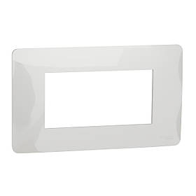 Рамка 4-модульна біла New Unica Studio