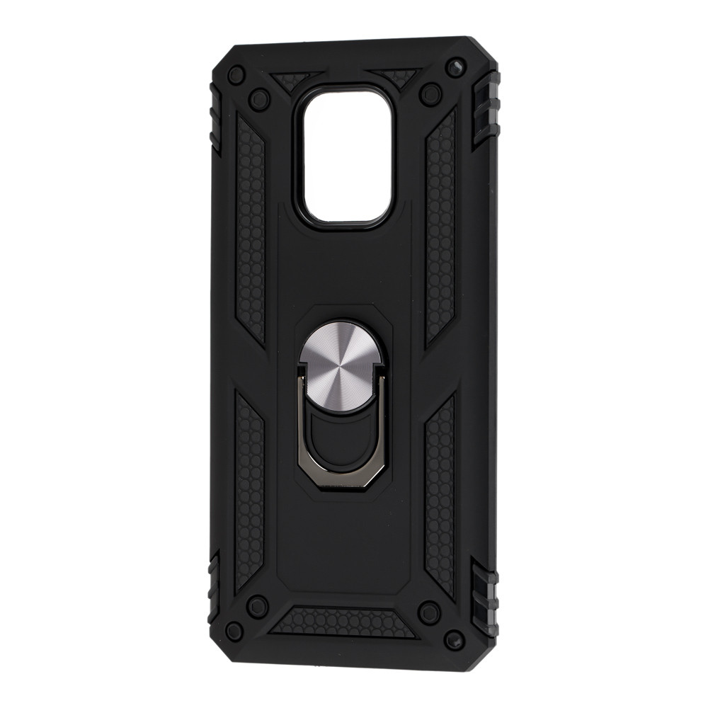 Протиударний чохол бампер Magnetic Ring з підставкою для Xiaomi Redmi Note 9s / 9 Pro Black
