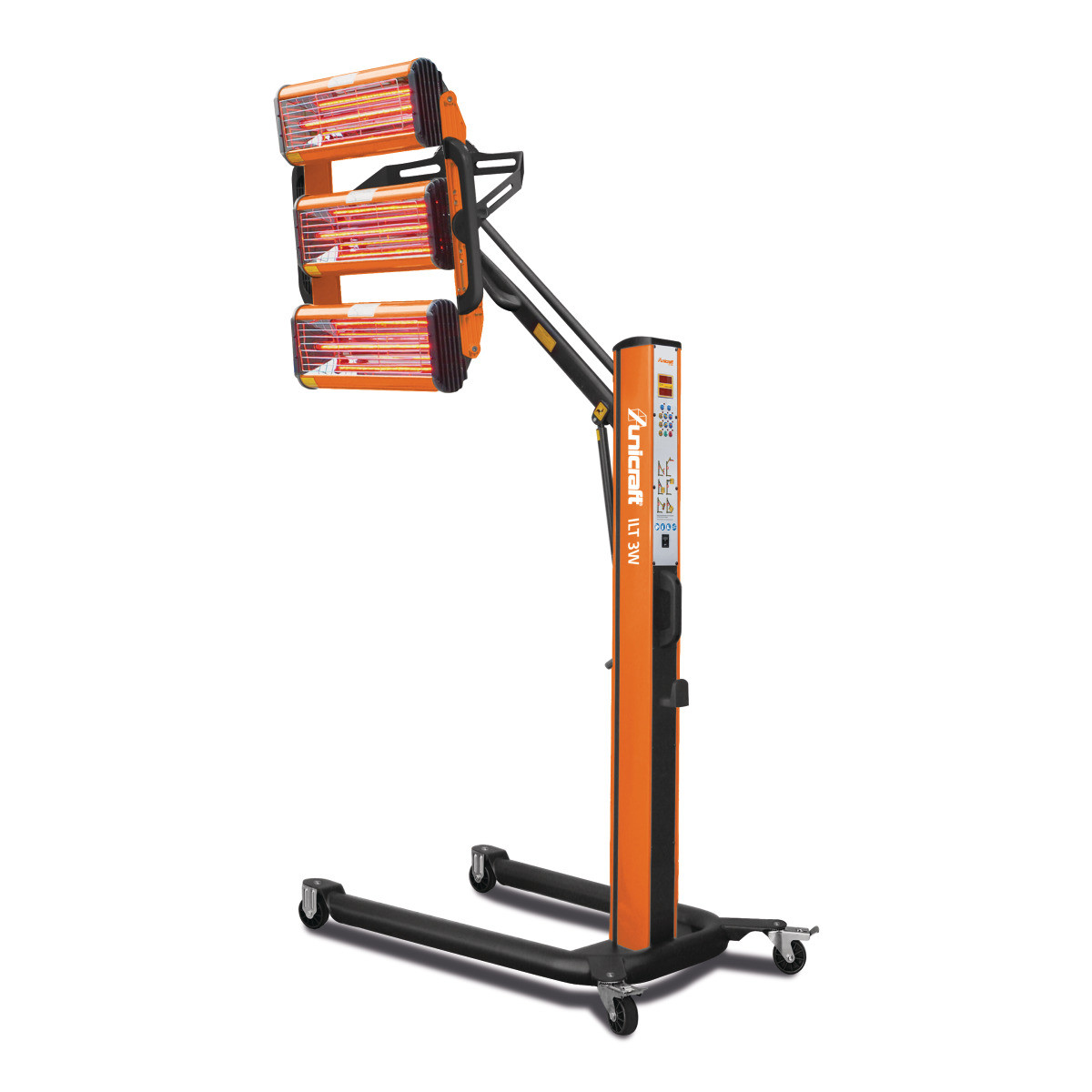 Інфрачервона сушка для фарби Unicraft ILT 3W (сушка для кузовного ремонту), фото 1