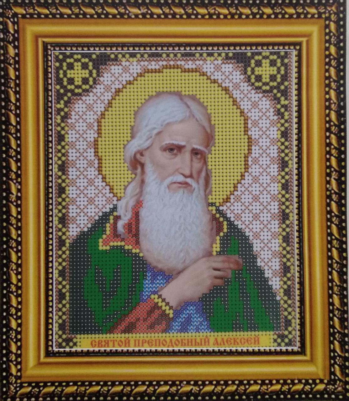 Набір для вишивання бісером ArtWork ікона Святий Преподобний Олексій VIA 5015