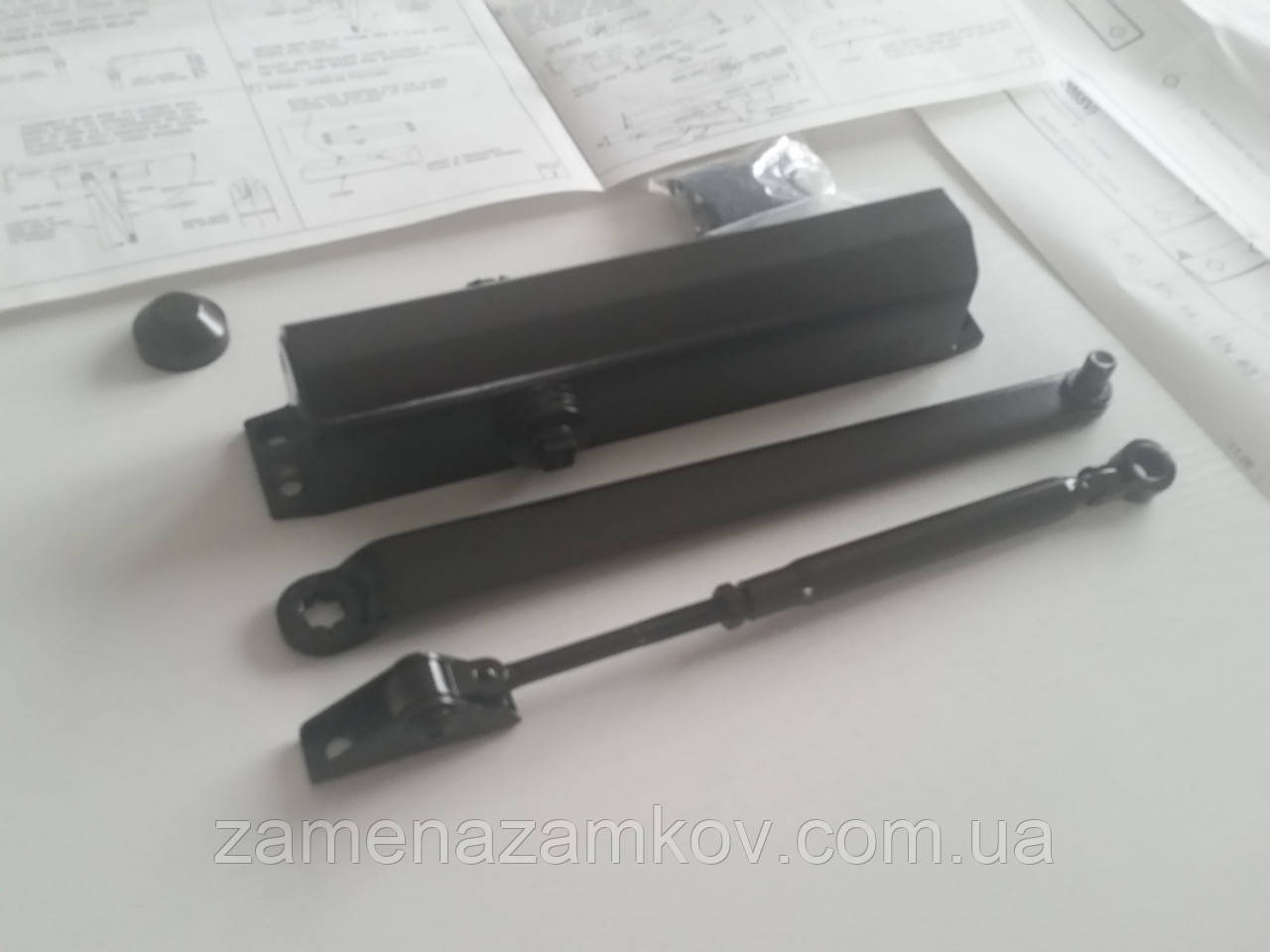 Доводчик RYOBI D-2005V STD BC до 100 кг темно-бронзовий (Японія), фото 1