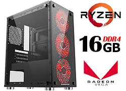 Персональний ігровий комп'ютер ZEN/AMD Ryzen 3 3200G (4ядра) / 16Gb_DDR4 / 1000Gb / Radeon_Vega8_DDR4