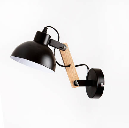 Світильник настінний бра в стилі лофт 4004 чорний колір, фото 1