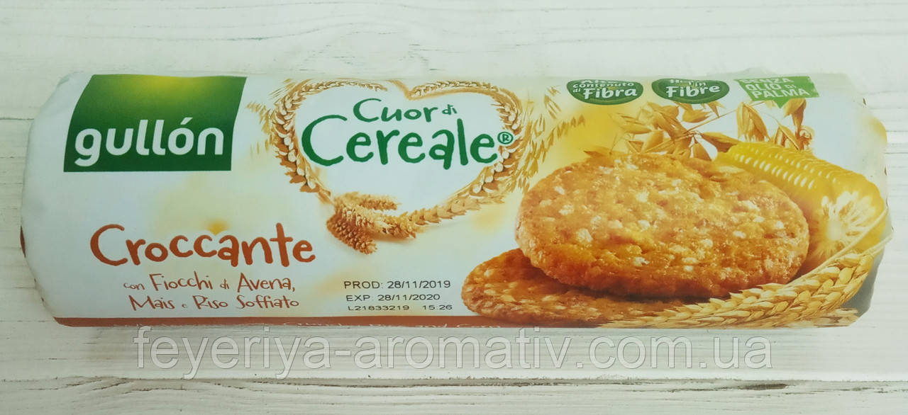 Кукурудзяне печиво Gullon Cuor di Cereale, 265гр (Іспанія)