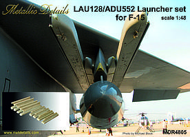 LAU-128/ADU-552 Пускове встановлення для F-15. 1/48 METALLIC DETAILS MDR4805
