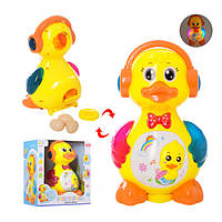 Музыкальная игрушка Уточка Jiaerle Toys 0619, муз свет