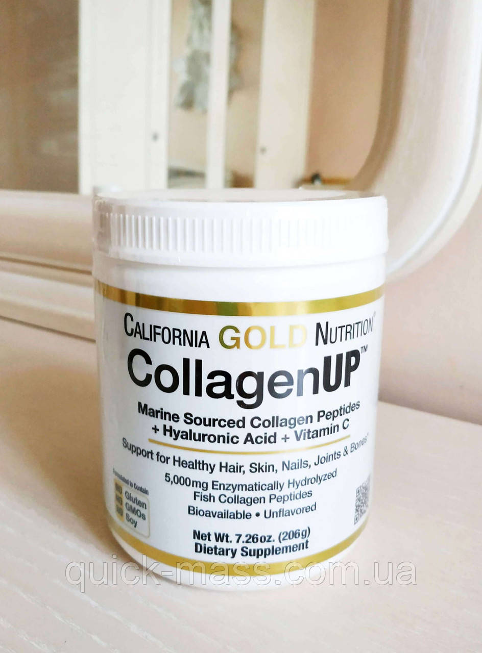Морський колаген California Gold Nutrition CollagenUp 5000 206 g (40 ...