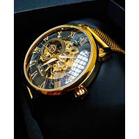 Чоловічі наручні годинники Forsining Rich Gold, фото 1