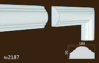 Фасадное обрамление из пенопласта. Молдинги на фасад 100*50 мм