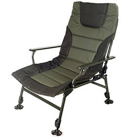Коропове крісло для риболовлі відпочинку на природі навантаження 160 кг Ranger Wide Carp SL-105 з чохлом