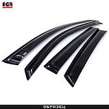 Дефлектори вікон (ветровики) Hyundai I30 2011-2016 (EGR/Австралія), фото 4