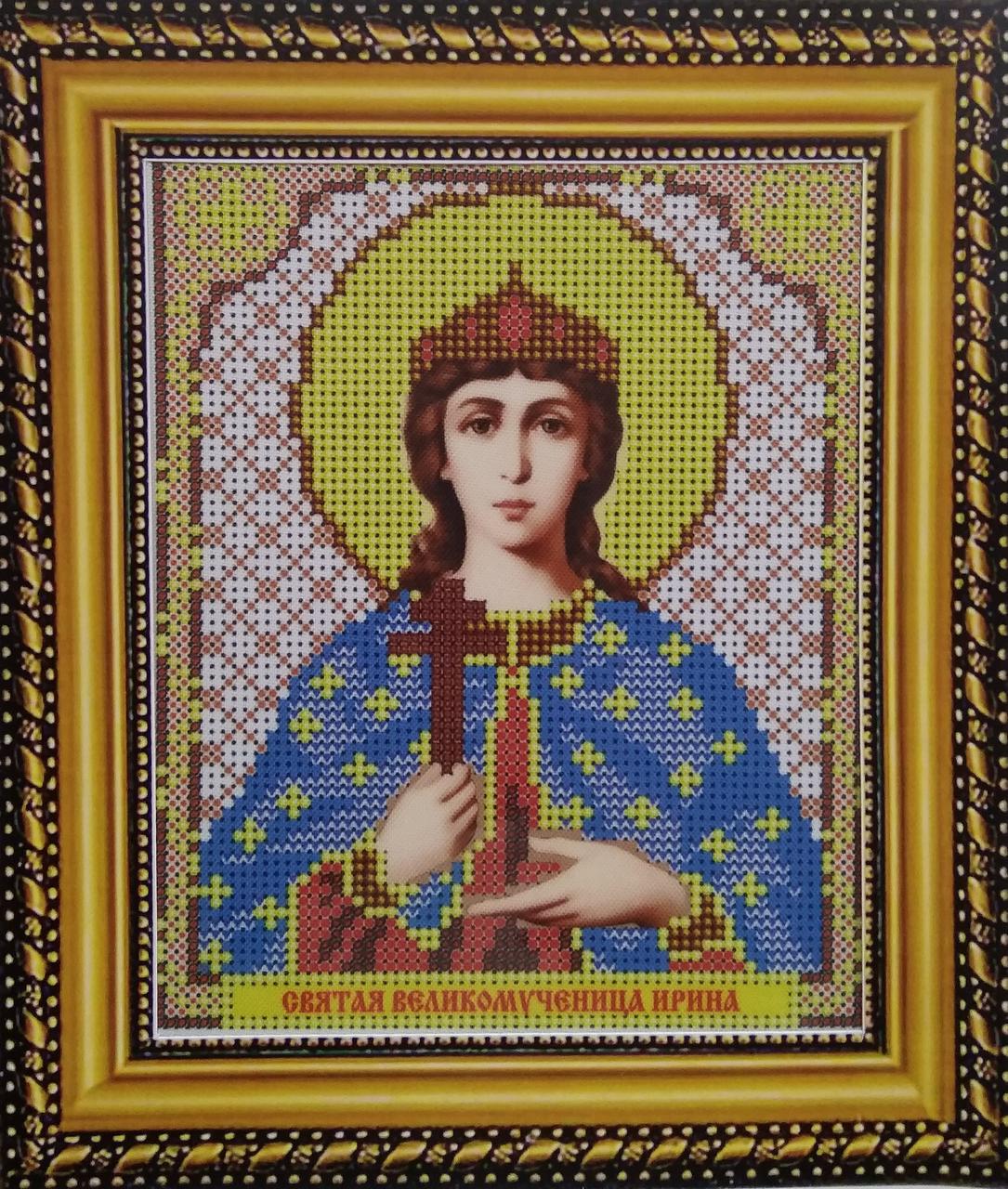 Набір для вишивання бісером ArtWork ікона Свята Великомучениця Ірина VIA 5023, фото 1