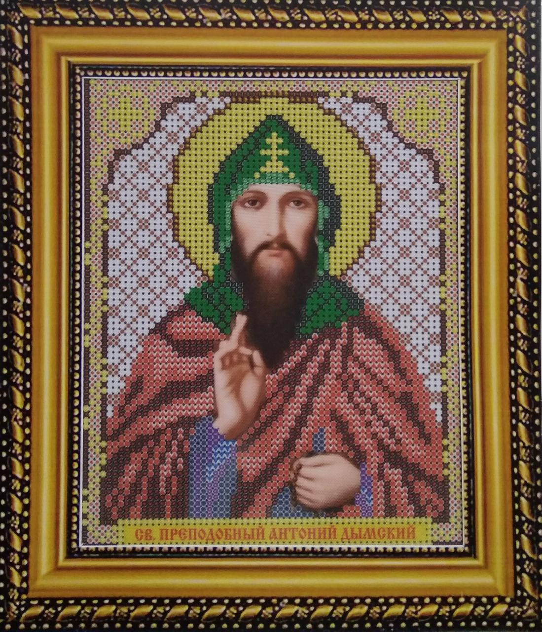 Набір для вишивання бісером ікона Святий Преподобний Антоний VIA 5033, фото 1