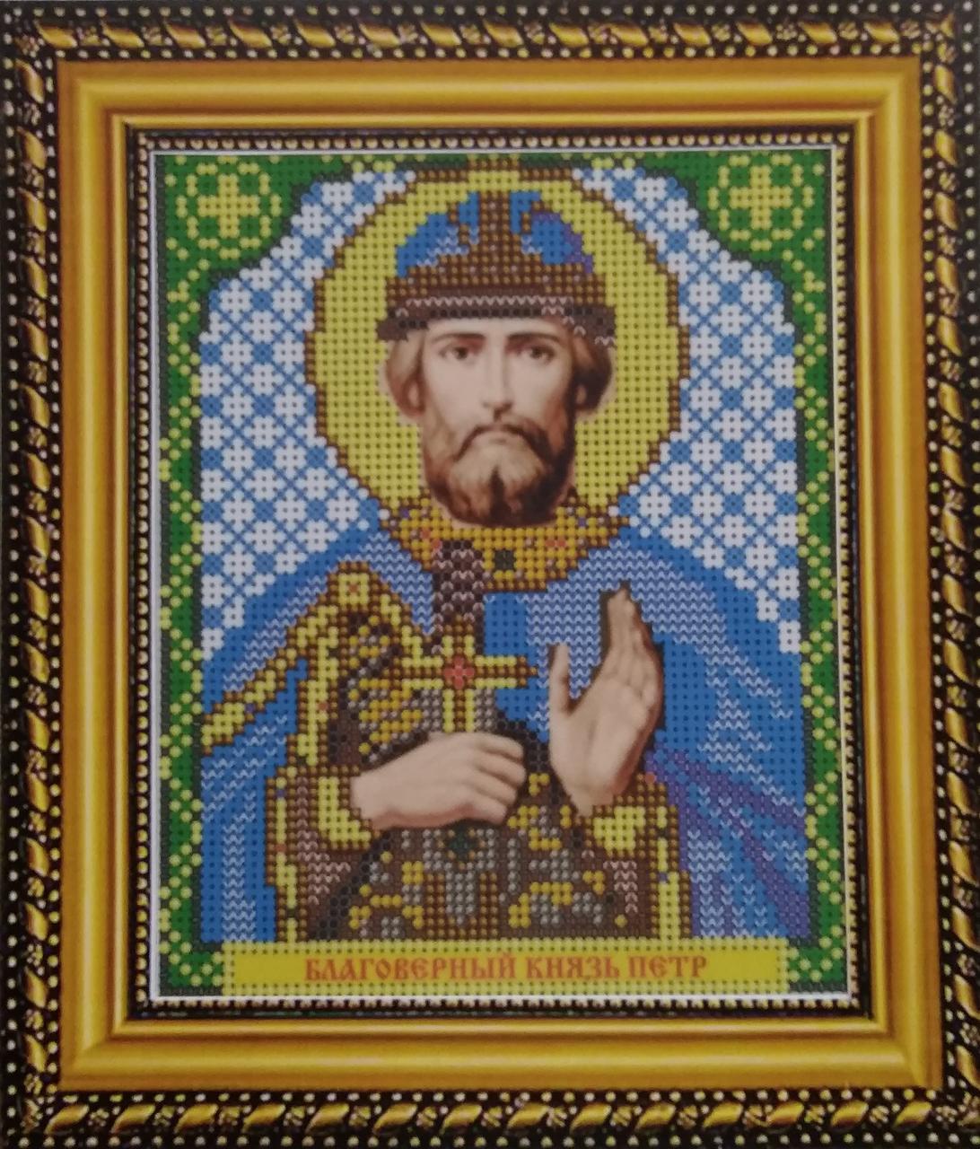 Набір для вишивання бісером ArtWork ікона Благовірний Князь Петро VIA 5041