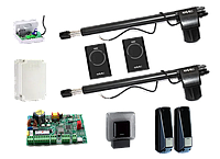 Автоматика для распашных ворот FAAC 414 LONG (створка 4 до 5 м.) Фотоэлементы + лампа, 2 шт.