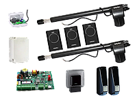 Автоматика для распашных ворот FAAC 414 LONG (створка 4 до 5 м.) Фотоэлементы + лампа, 3 шт.