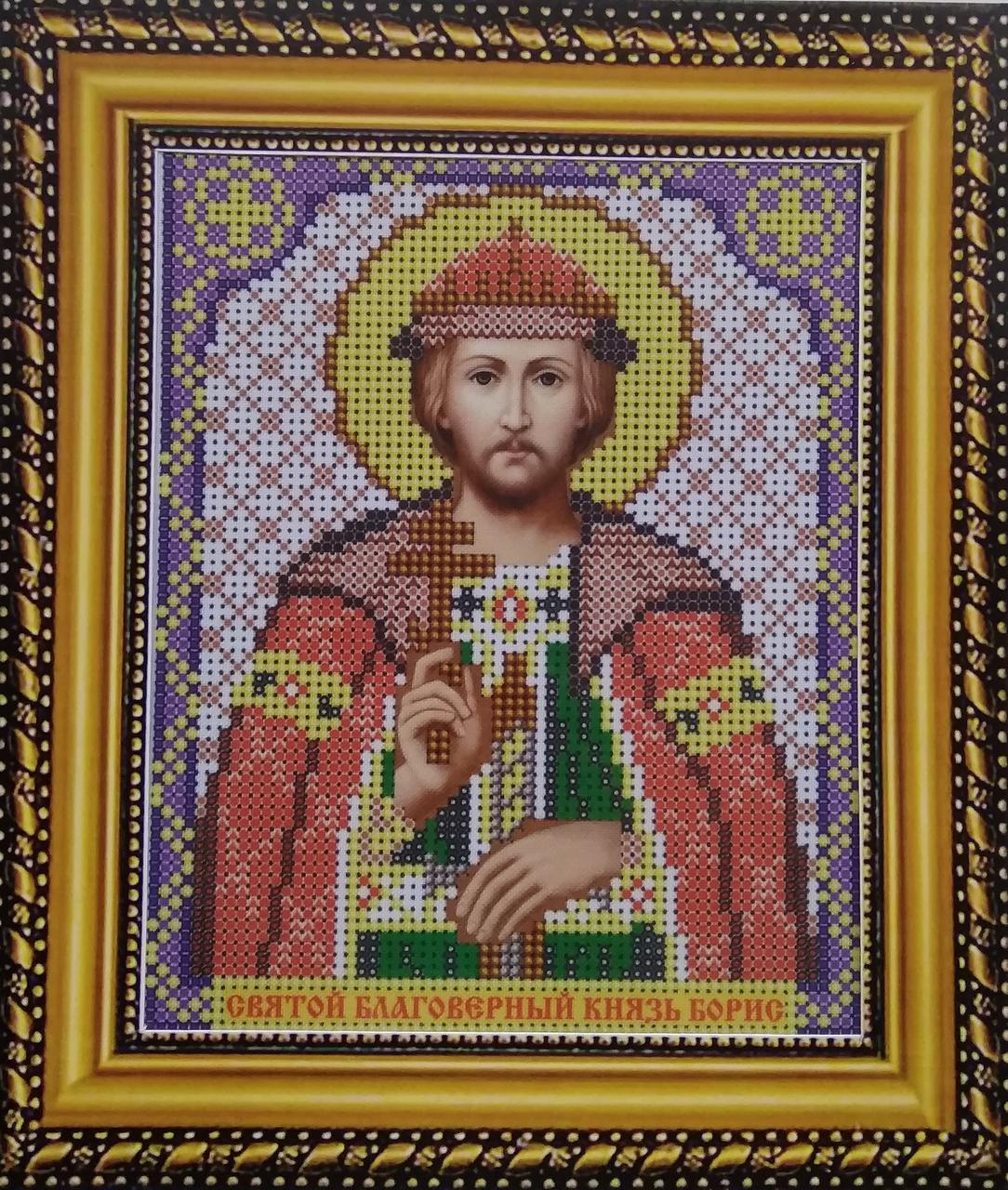 Набор для вышивки бисером ArtWork икона Святой Благоверный Князь Борис VIA 5048 - фото 1 - id-p634246606