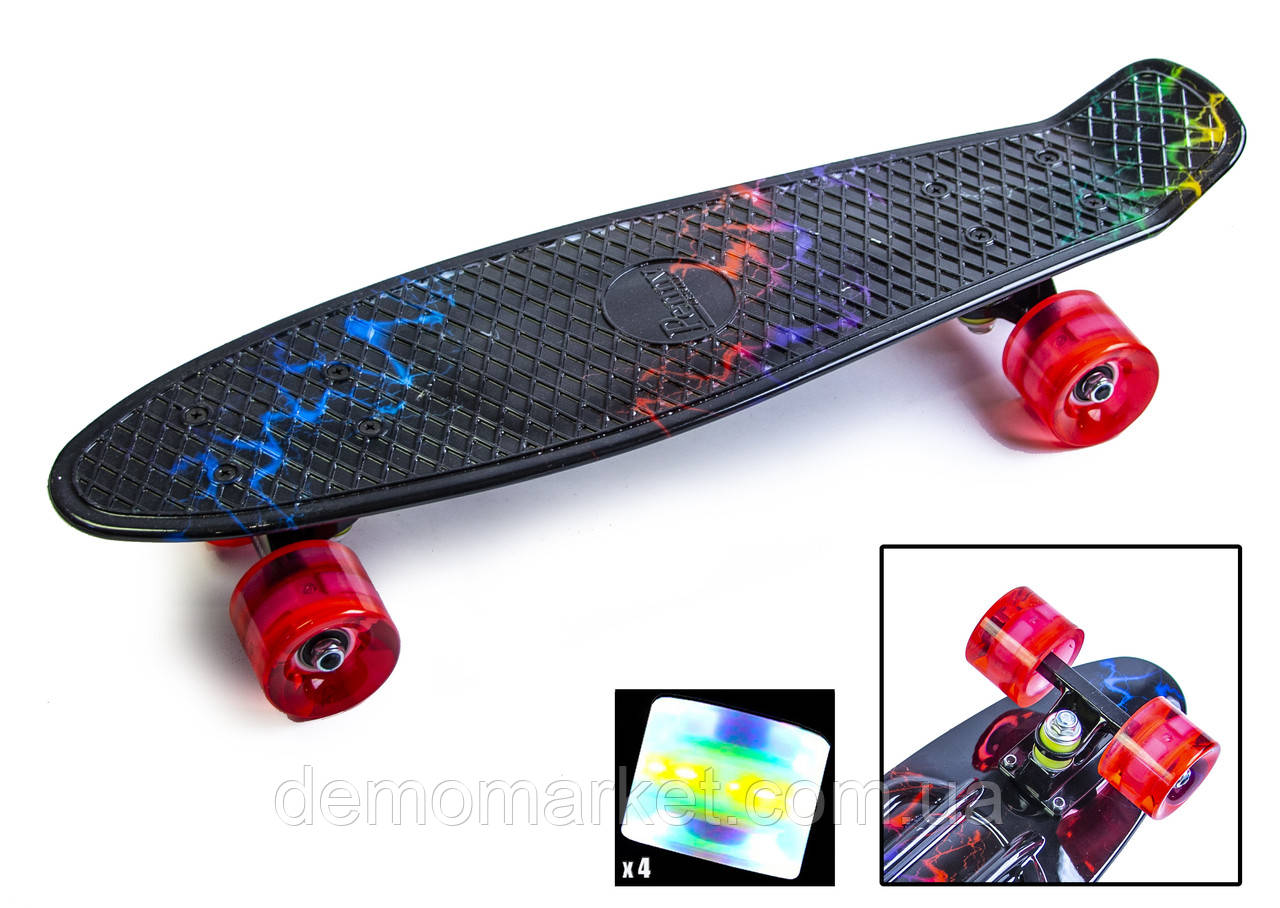 Penny Board "Блискавка" Світяться колеса!, фото 1