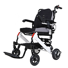 Легка складана електрична коляска для інвалідів MIRID D6033. Надміцний алюміній.