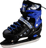 Ролики, ковзани Scale Sport. Blue/Black (2в1), розмір 29-33, фото 5